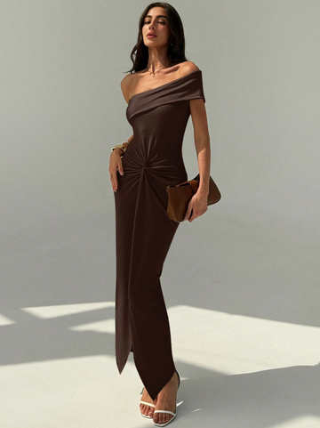 Vestido Helena Brown