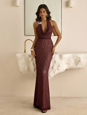 Vestido Encanto Bordeaux