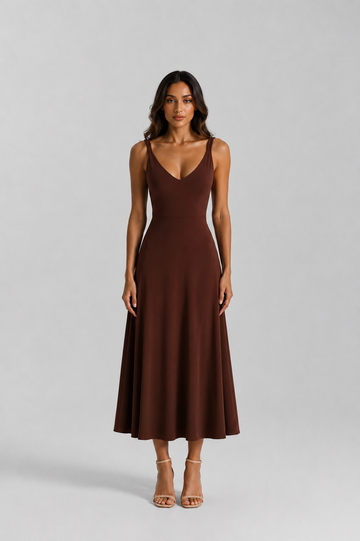 Vestido Deep Brown