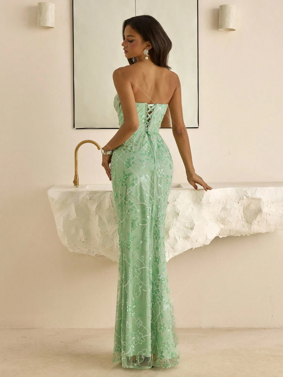 Vestido Encanto Émeraude