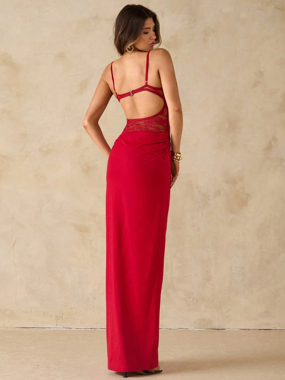 Vestido Éclat Bordeaux
