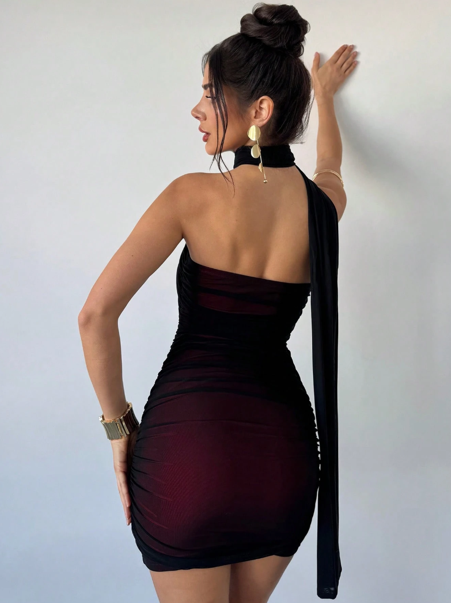 Vestido Midi Wine