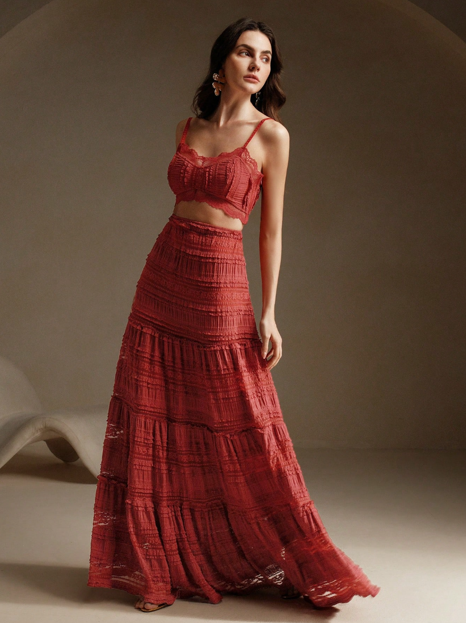 Conjunto Rouge Élégant
