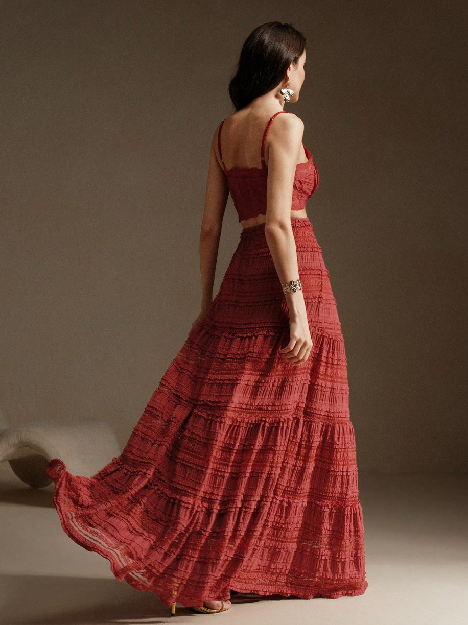 Conjunto Rouge Élégant