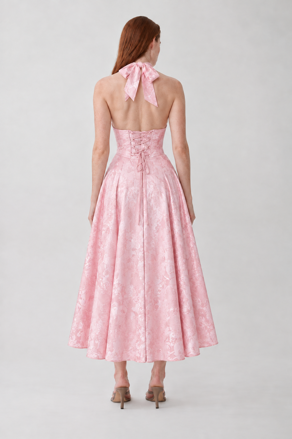 Vestido Delfina rosa - frente