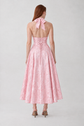Vestido Delfina rosa - costas