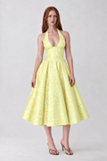 Vestido Delfina amarelo - frente